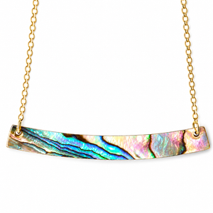Abalone Bar Necklace