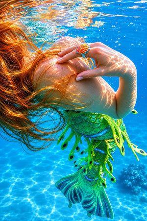 Hawaiian Sunrise Shell Ring